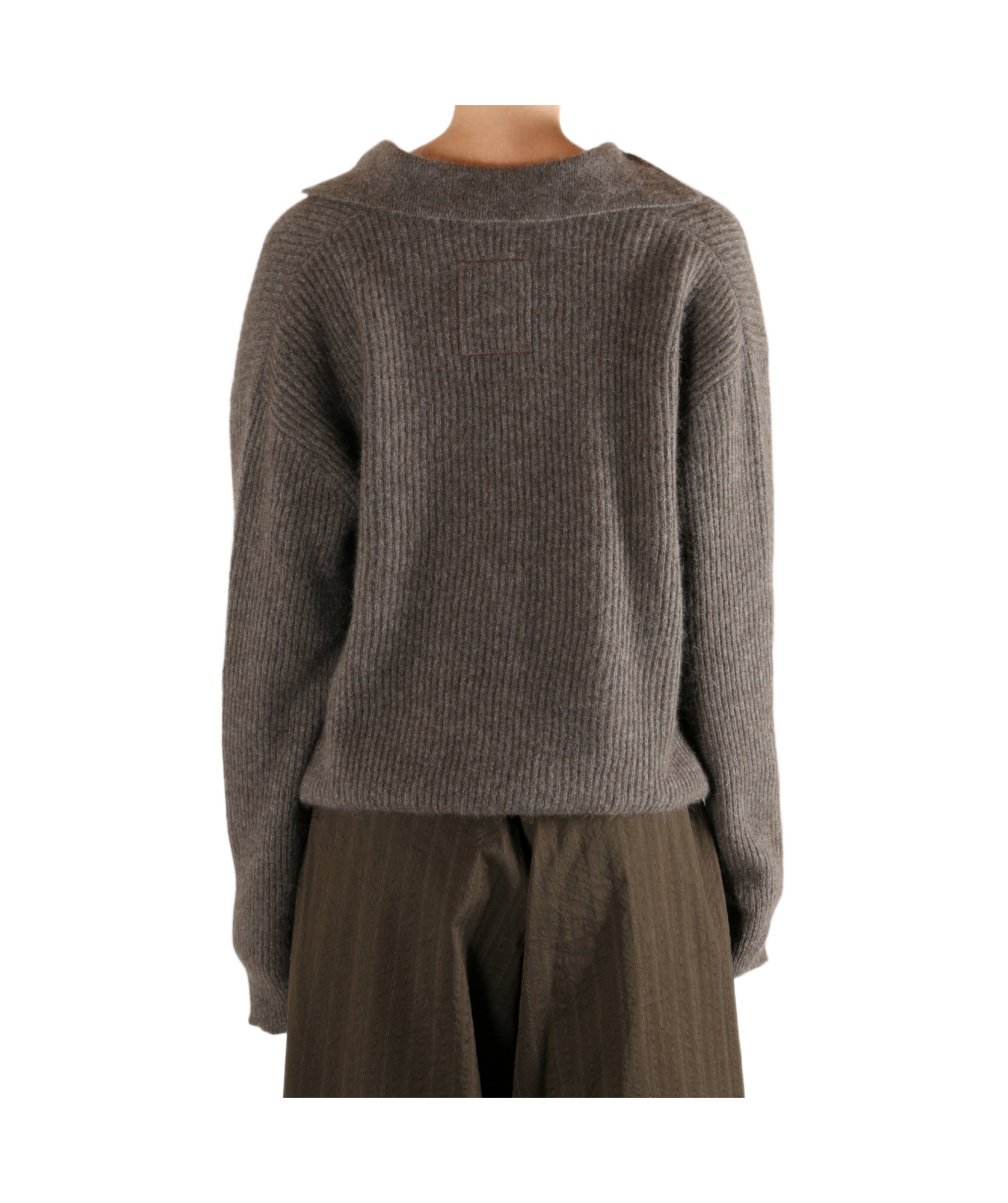 Uma Wang Raccoon Sweater In Brown