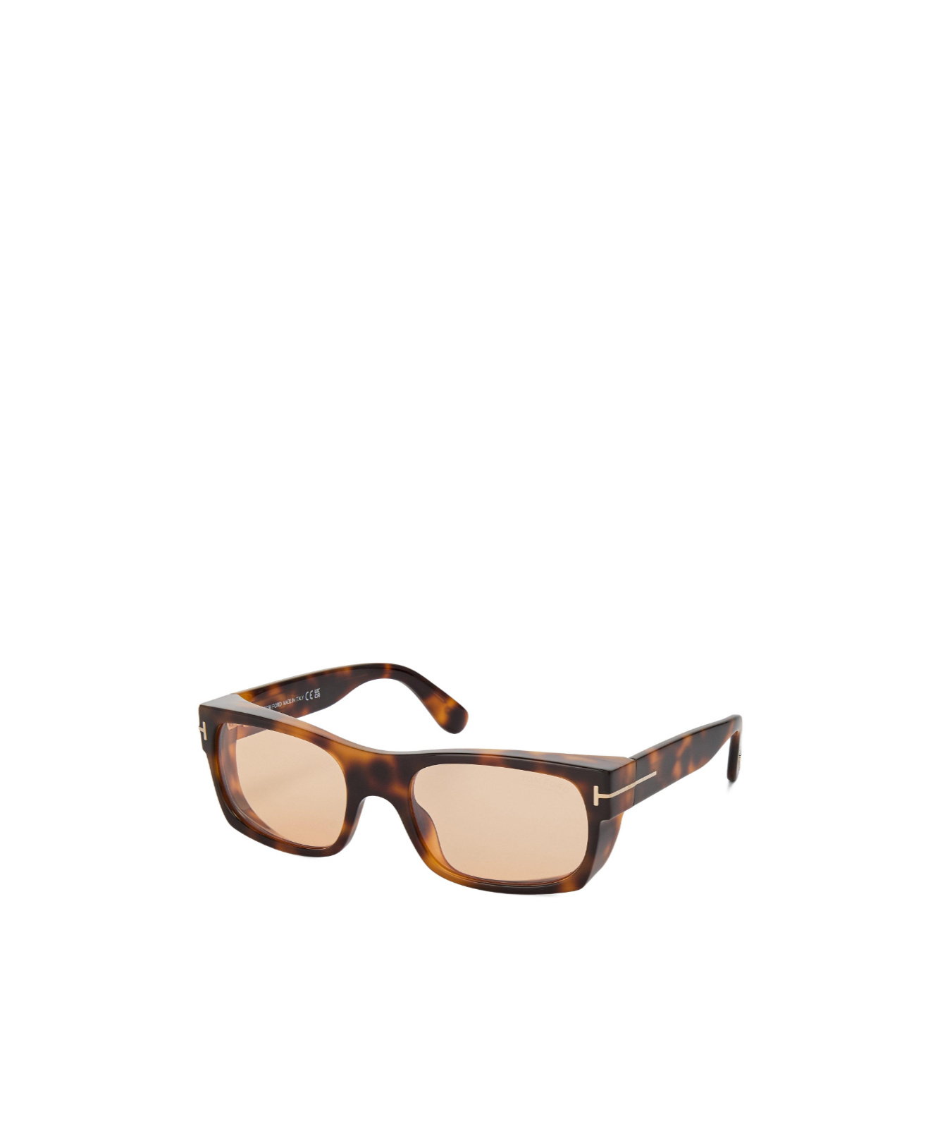 Tom Ford Rectangular Frame Sunglasses In Brown