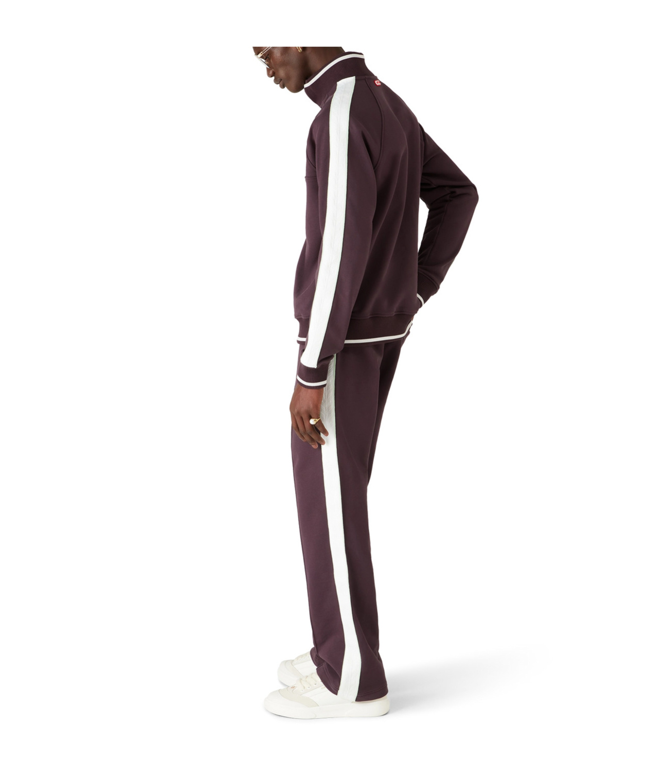 Casablanca Logo Patch Sweatpants In Purple