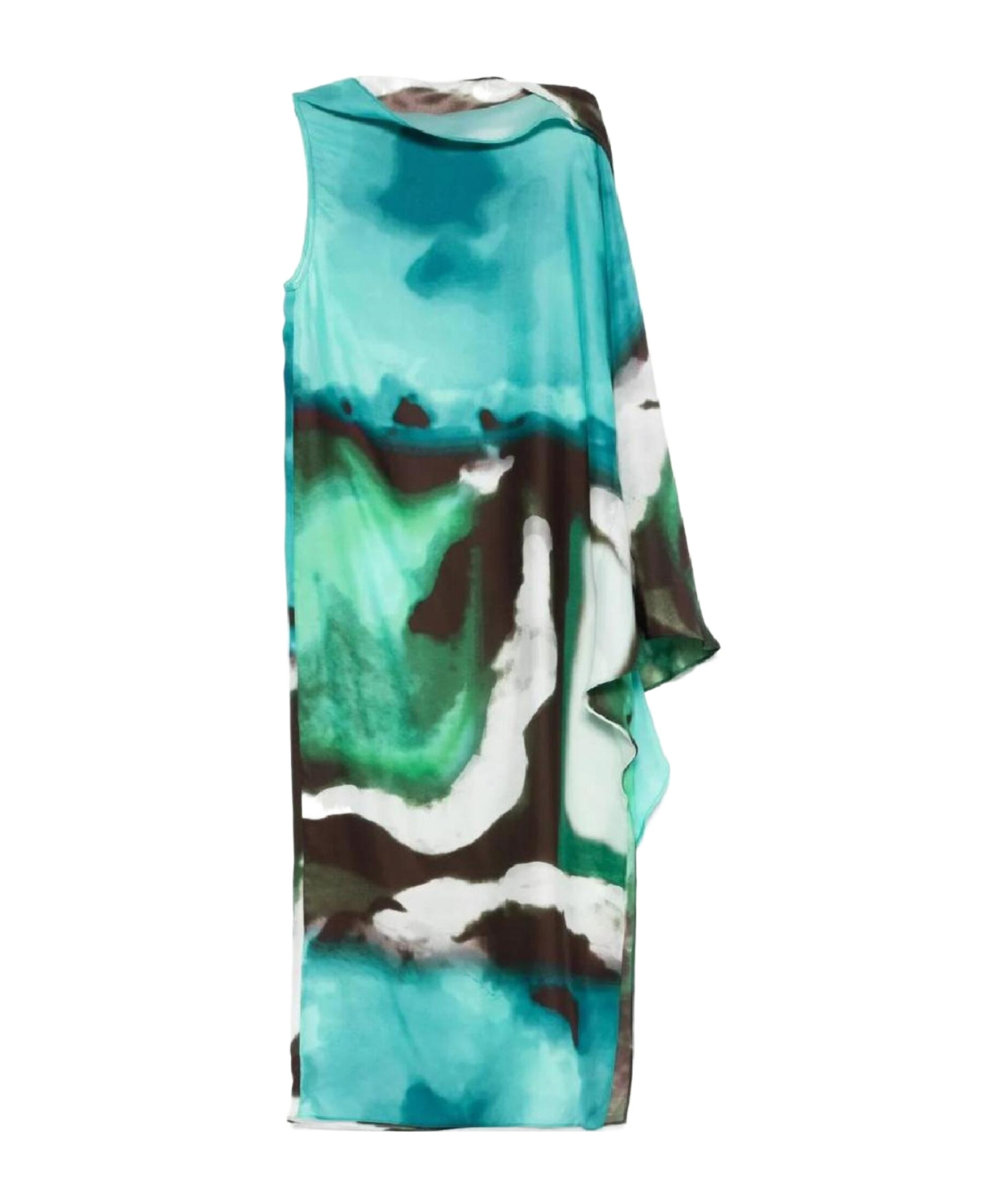 Gianluca Capannolo Sarah Asymmetric Dress In Blue