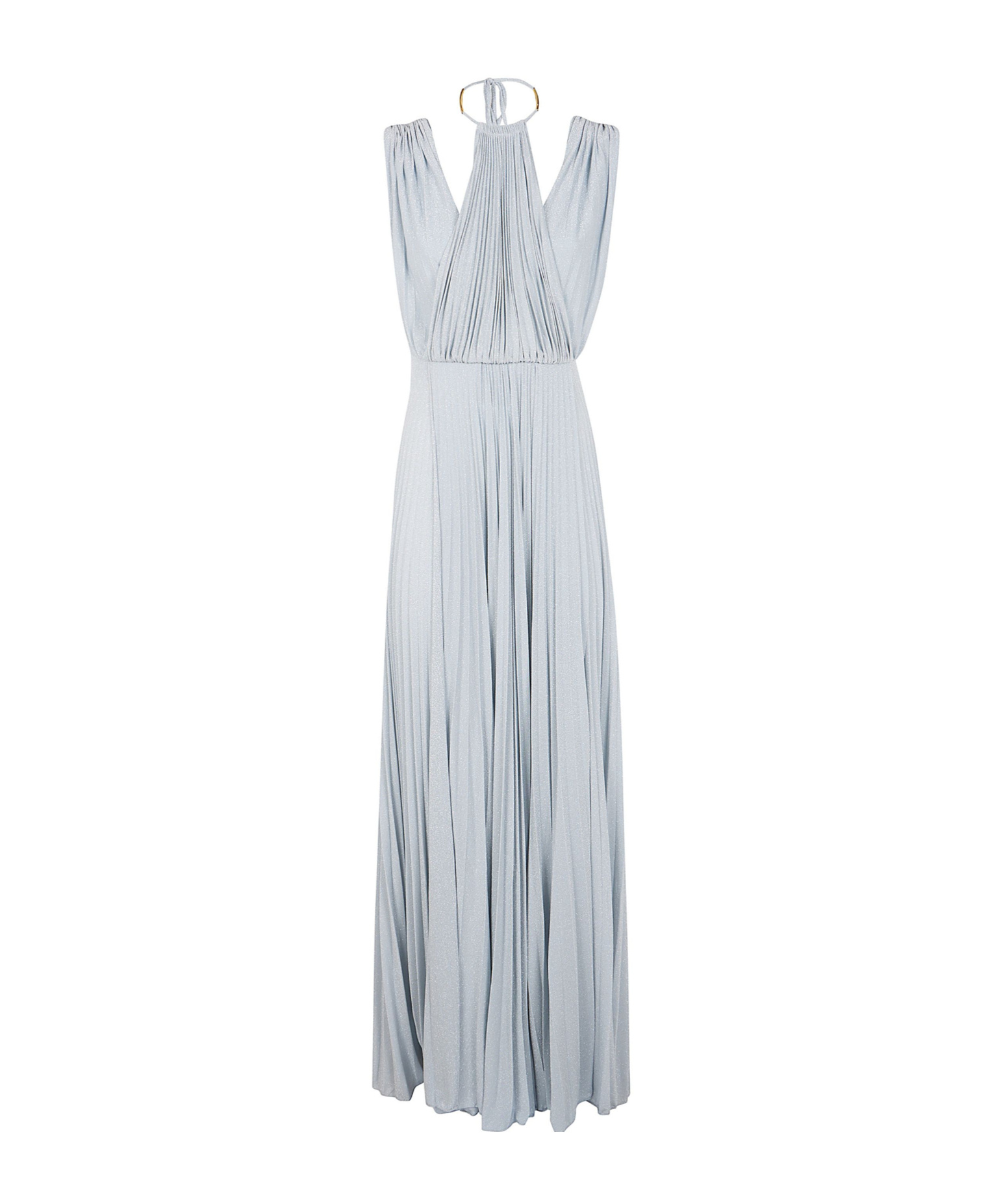 Elisabetta Franchi Knee Length Sleeveless Dress With Belted Waist