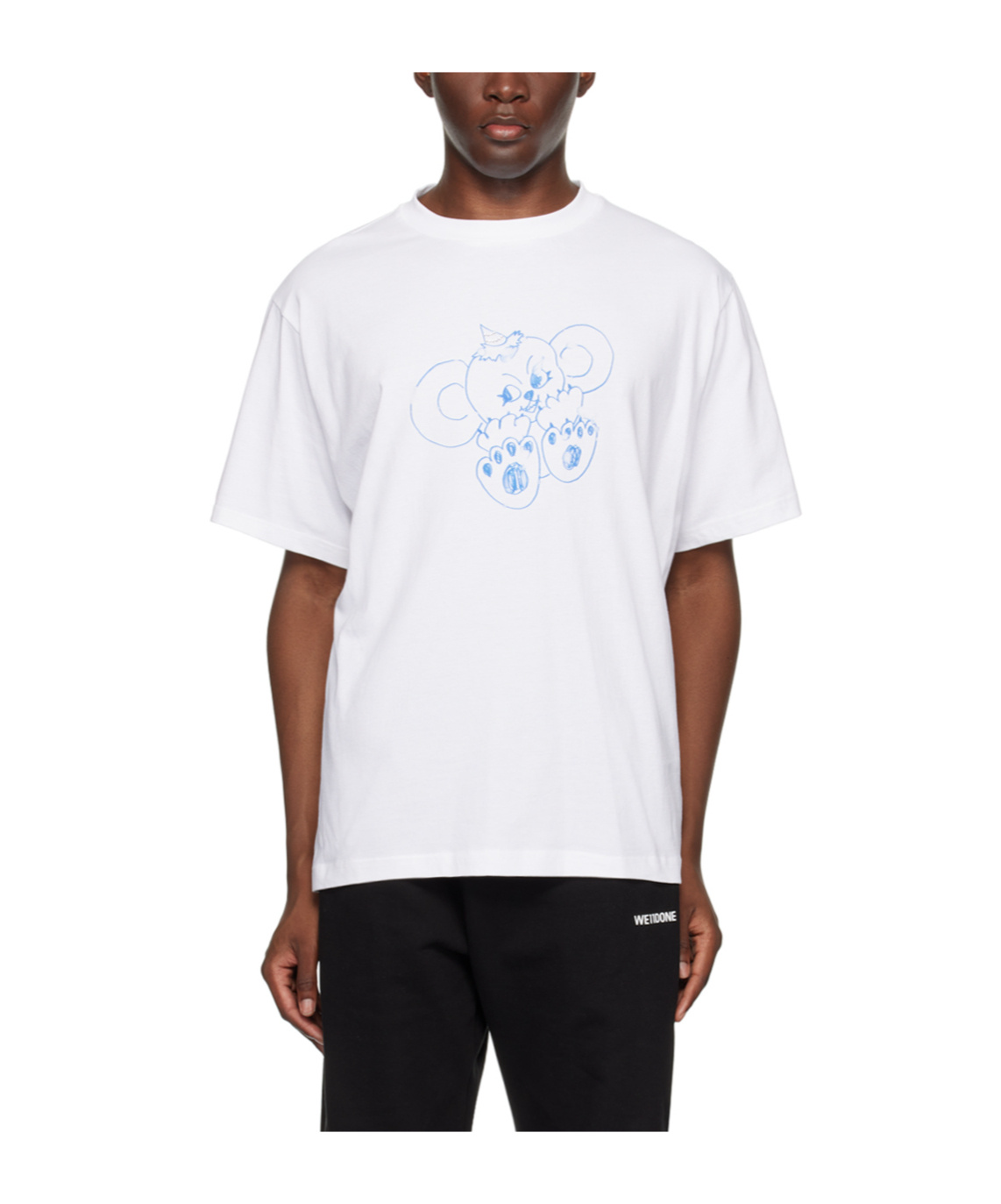 We11 Done Graphic-print Cotton T-shirt In White