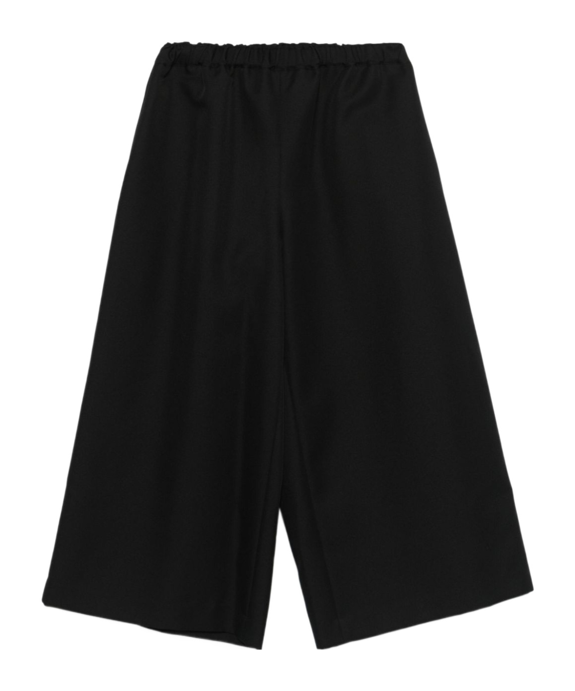 Shop Comme Des Garçons Cropped Trousers In Black