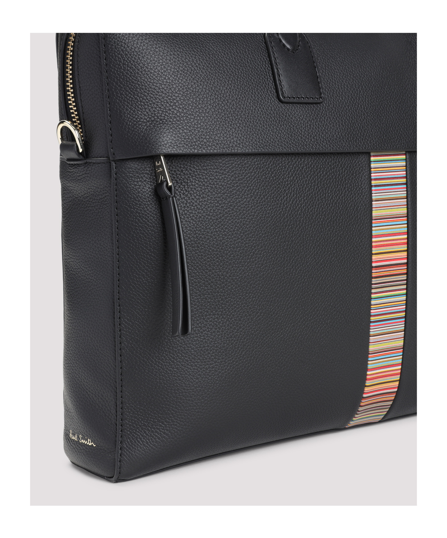Paul Smith Dual-handle Briefcase In Black