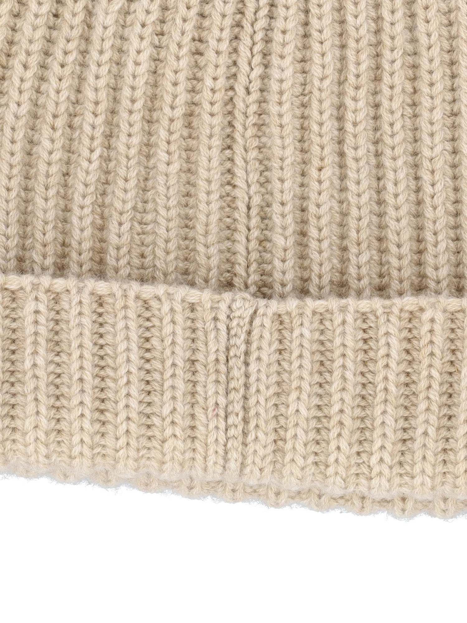 Loro Piana Turn-up Hem Knitted Beanie In Neutral