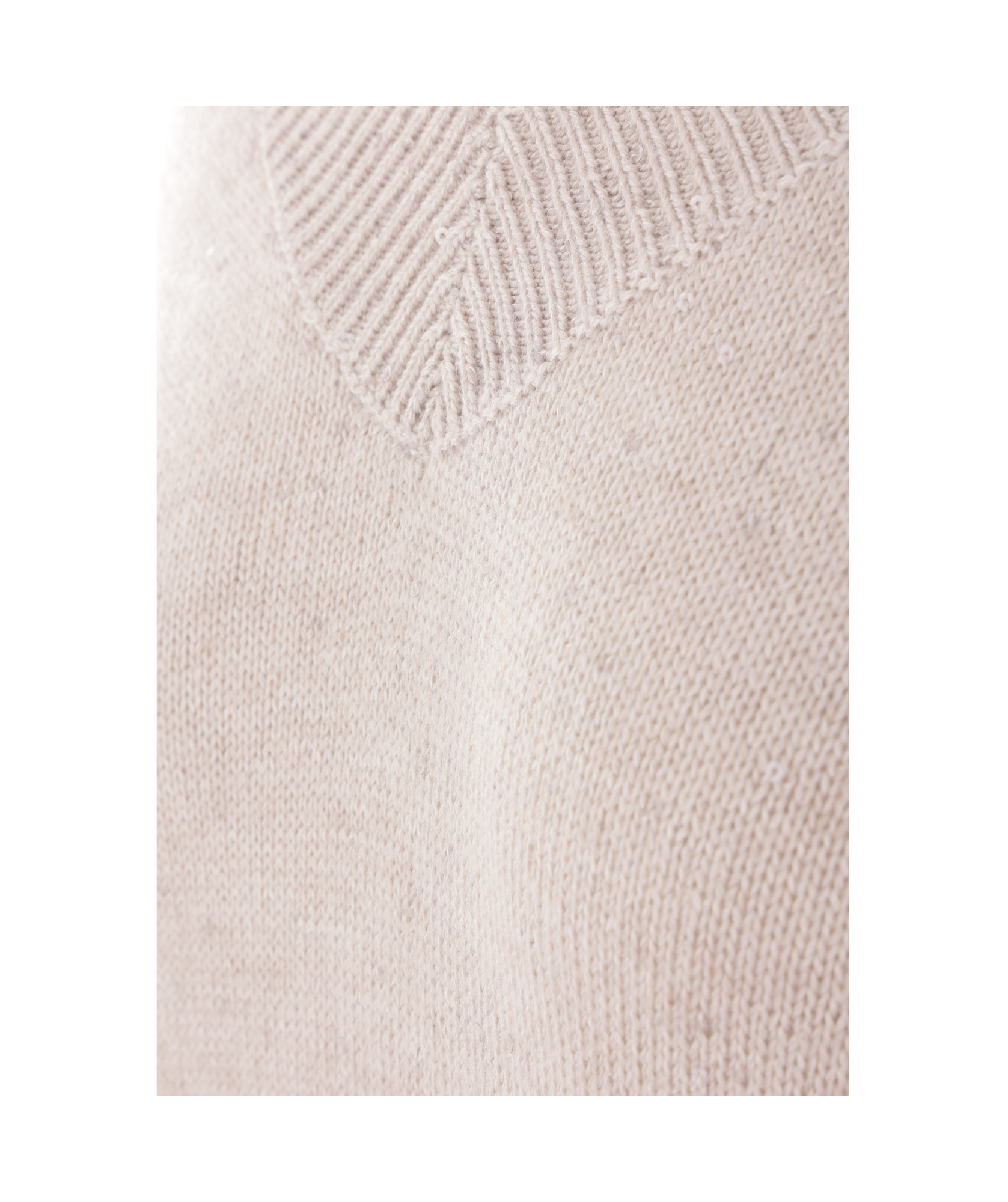 Brunello Cucinelli V-neck Long-sleeved Sweater In White