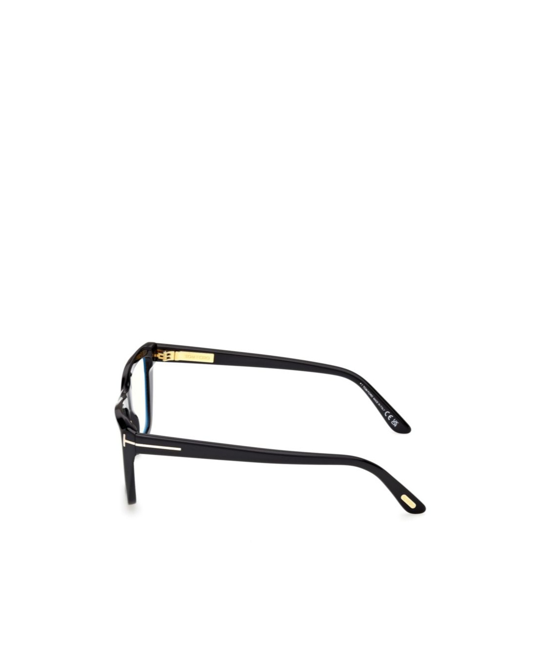Tom Ford Geometric Frame Plain Mirror In Black
