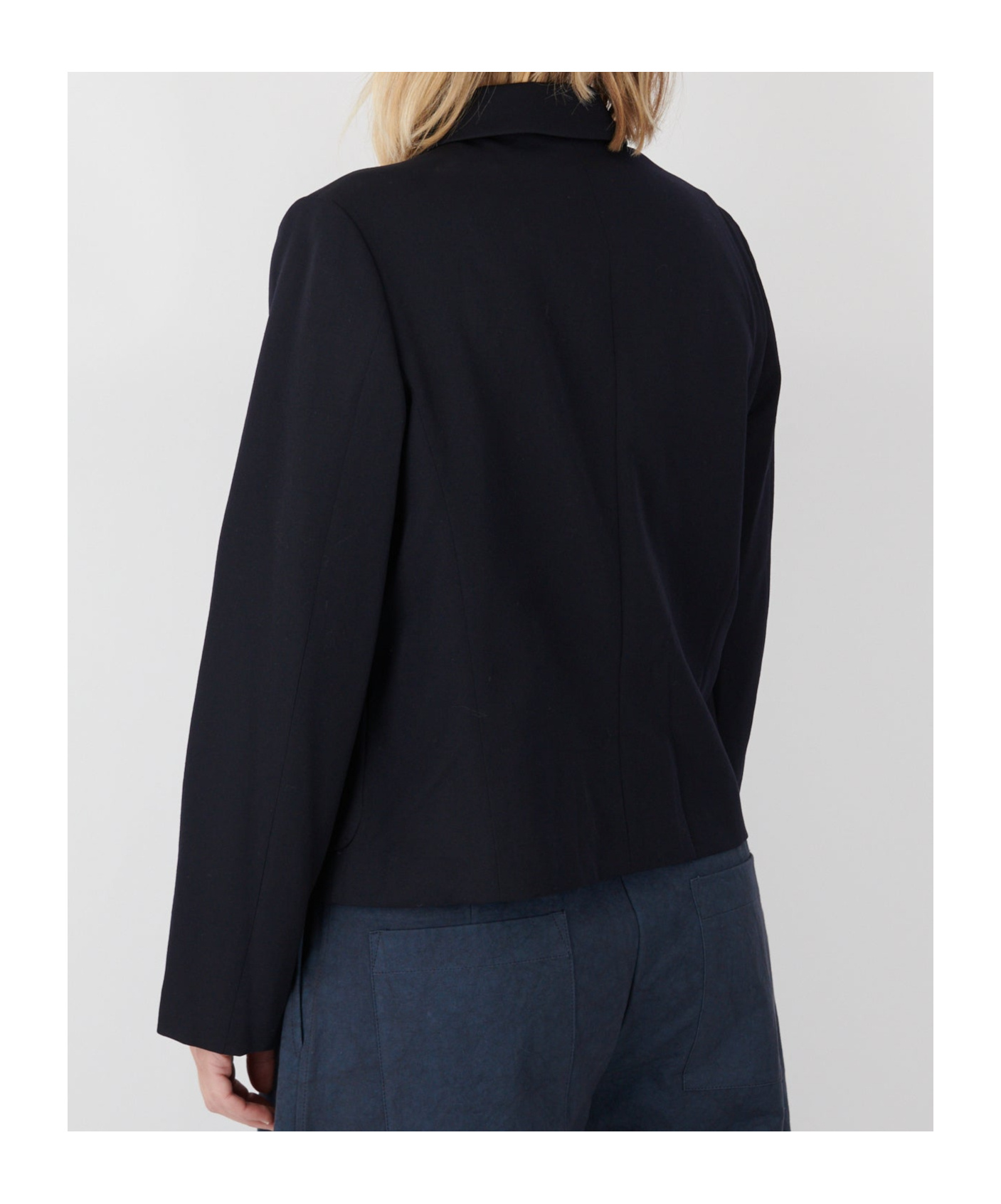 Comme Des Garçons Long-sleeved Casual Jacket In Black