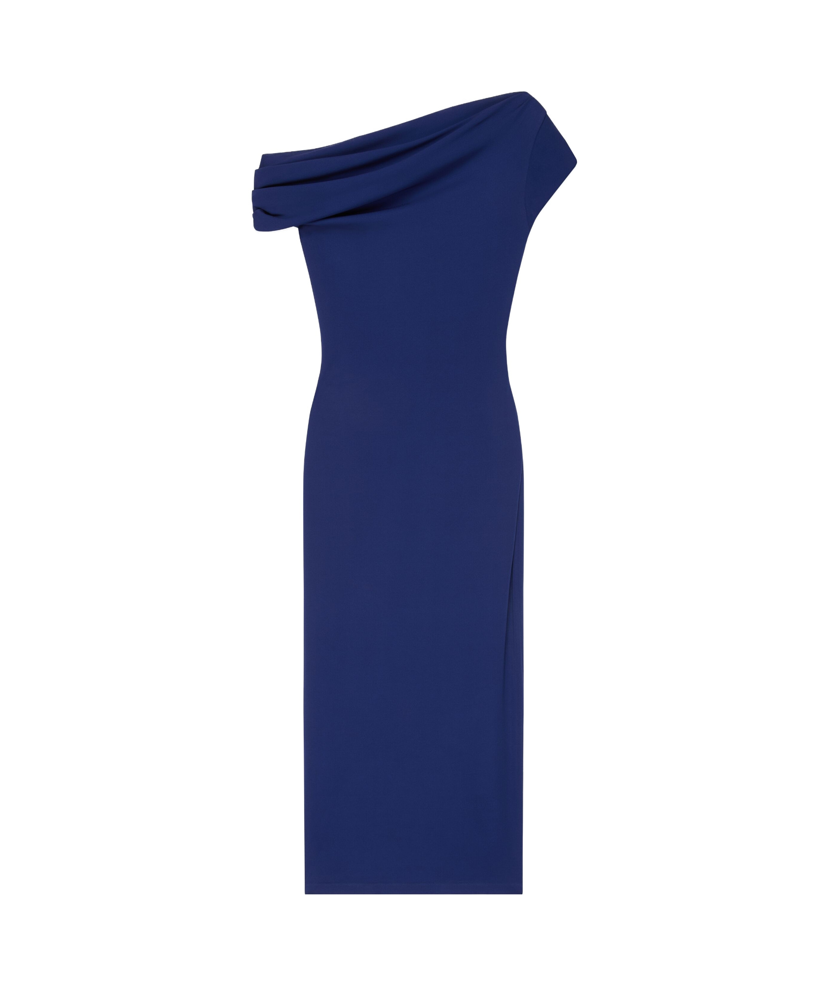 Givenchy Robe Drapée Asymétrique En Crêpe In Blue