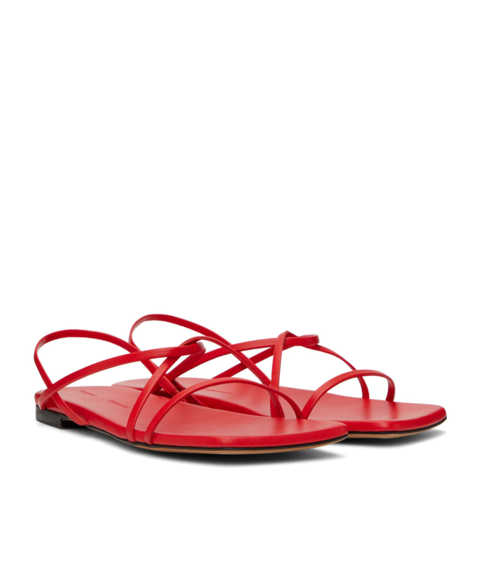 PROENZA SCHOULER CROSS-STRAP FLAT SANDALS