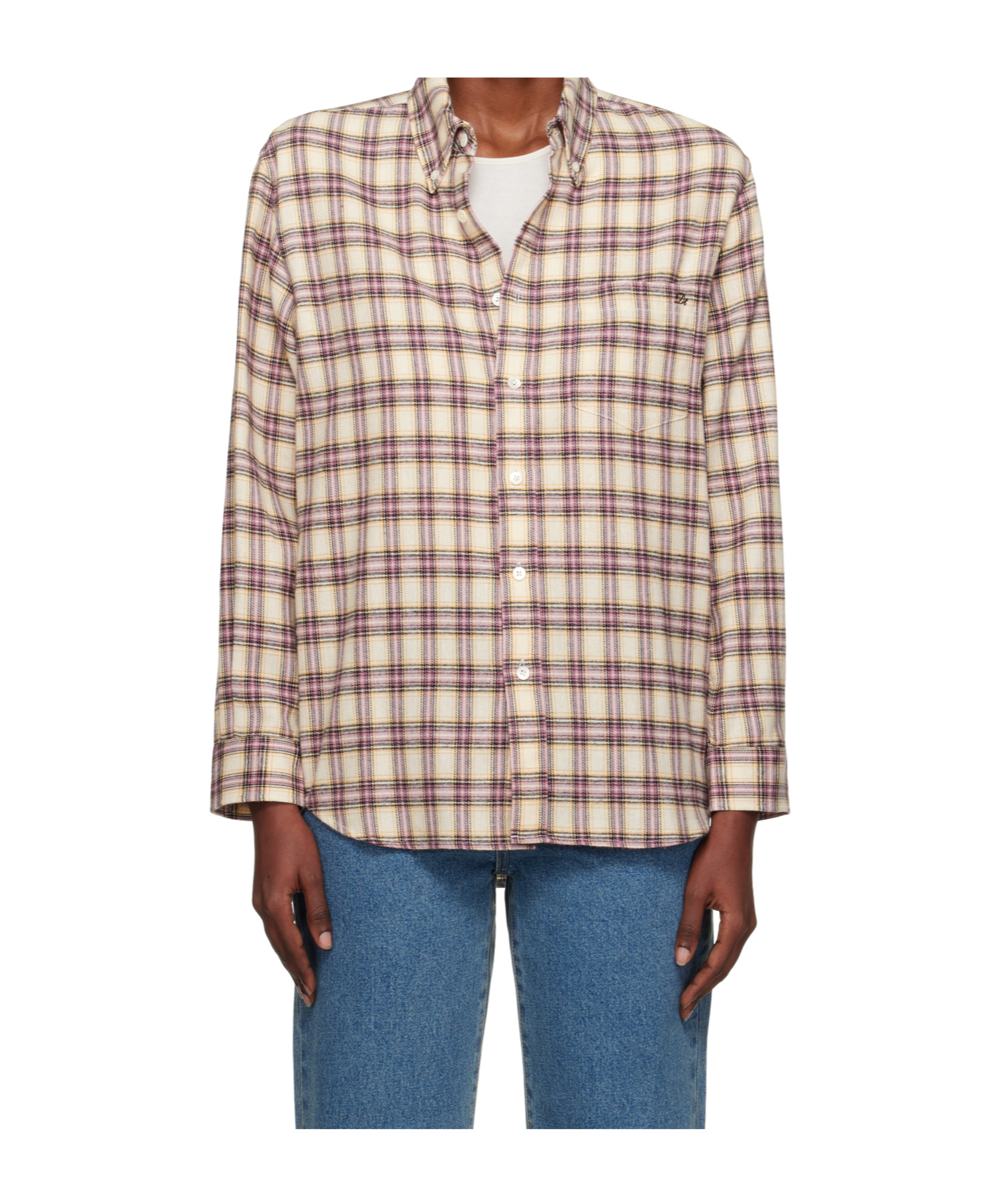 Dunst Plaid Shirt In Brown