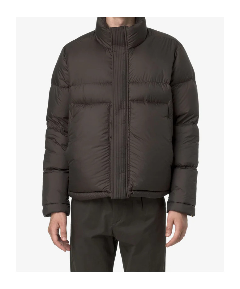 K-way Tuill Thermo Microfiber Down Jacket In Black