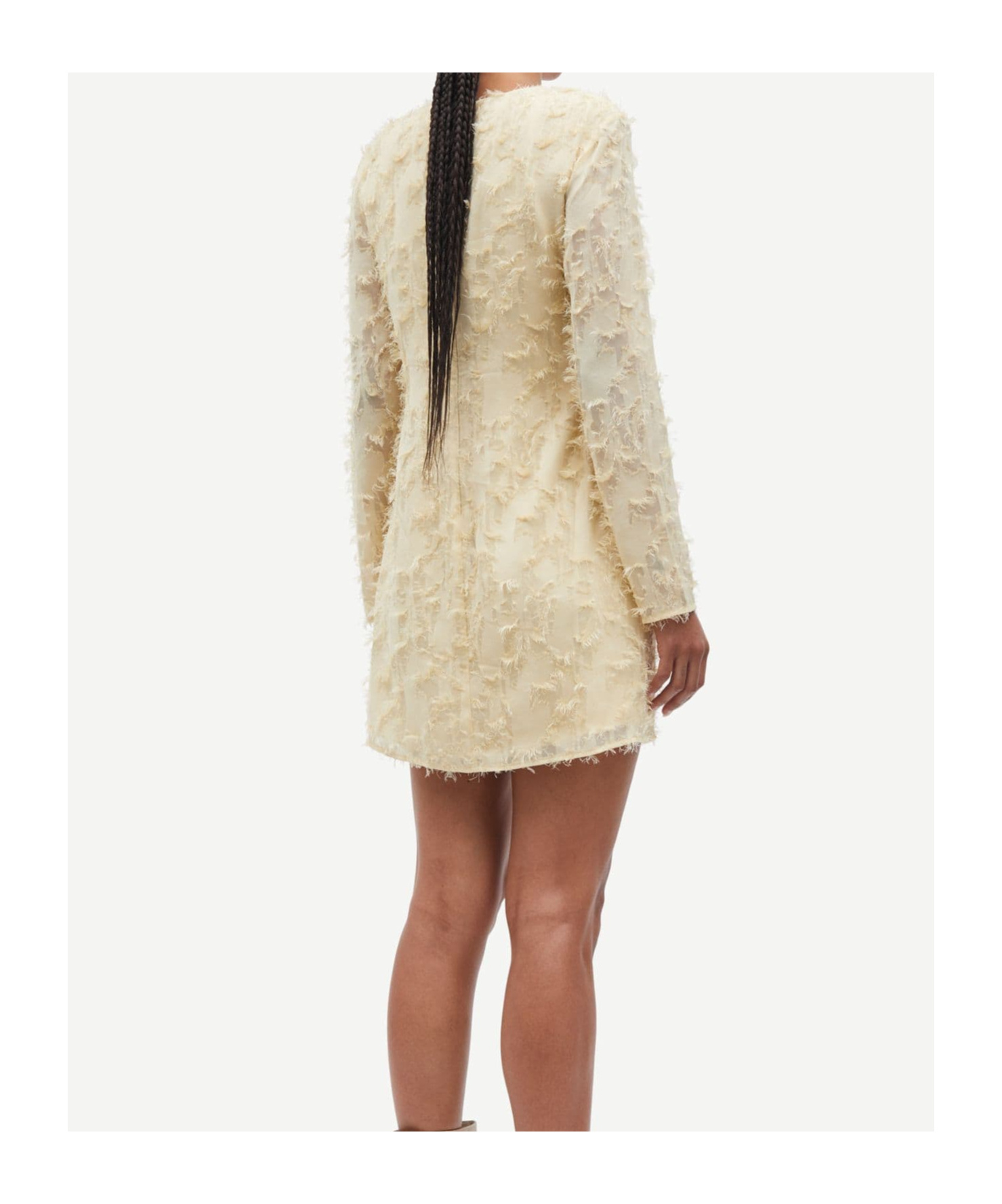 Samsoe & Samsoe Sacatalpa Mini Dress In Yellow