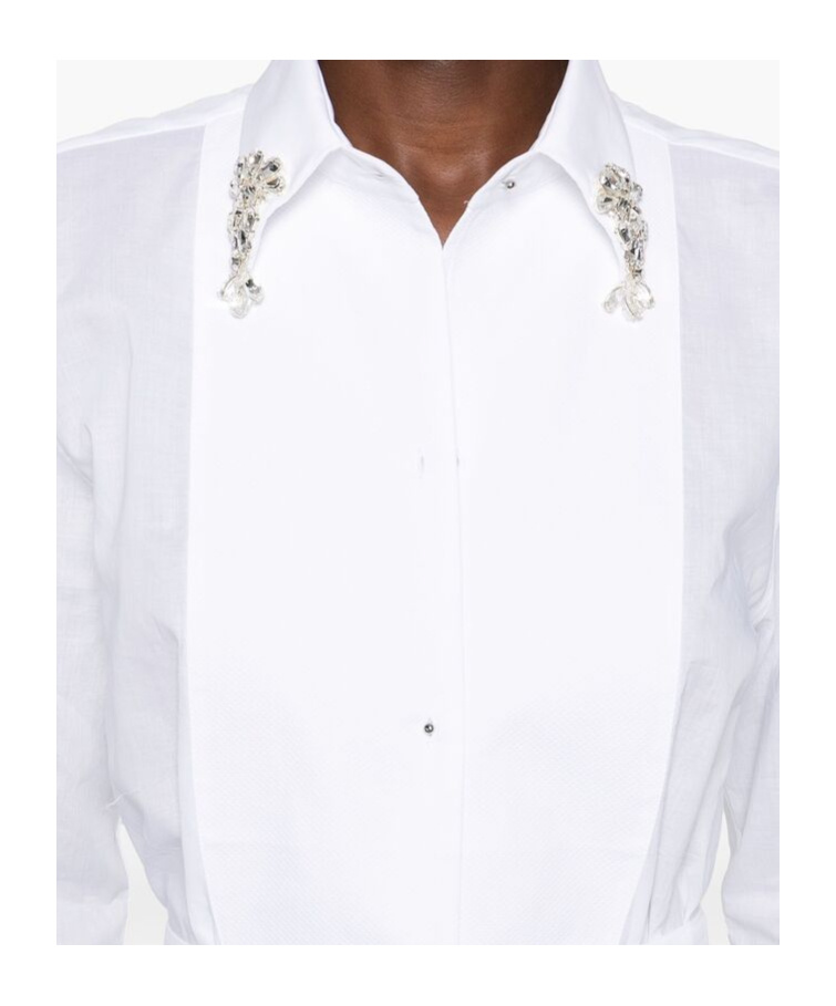 Prada Batiste Jumpsuit In White