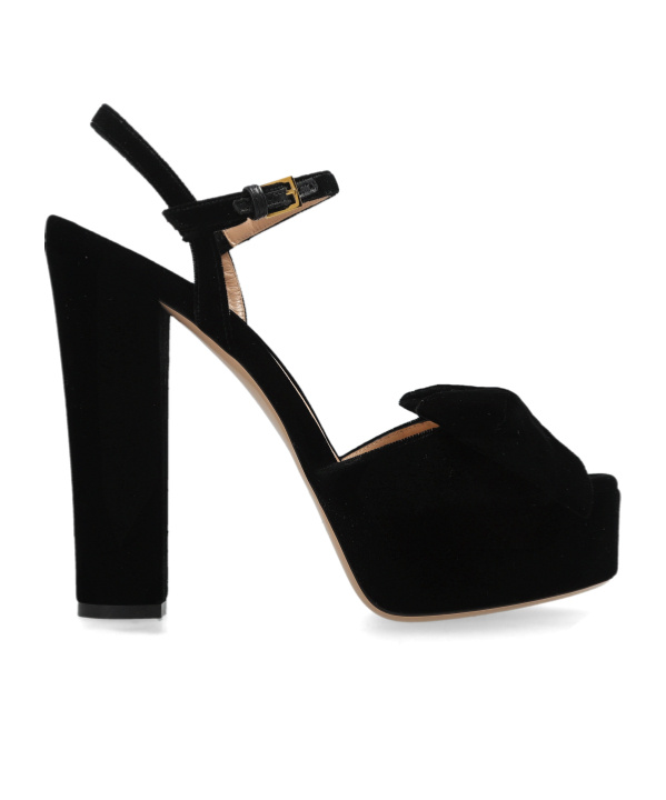 Tom Ford Thick Soled High-heeled Sandals In Black