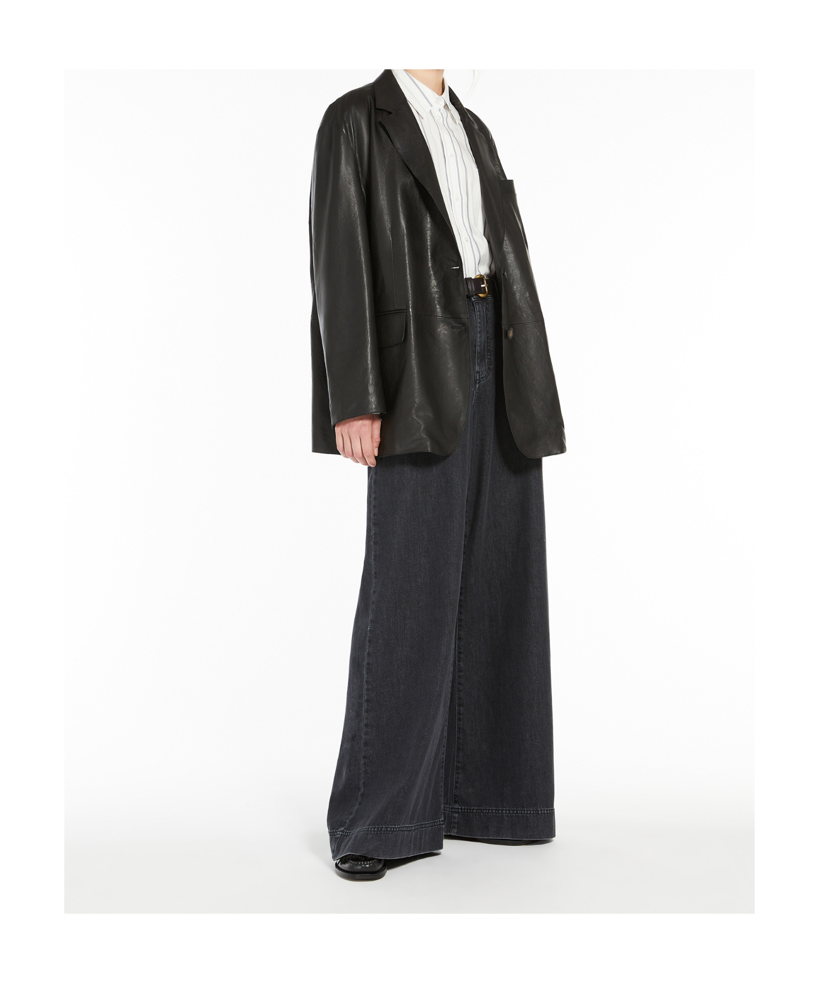 WEEKEND MAX MARA WIDE-LEG DENIM JEANS