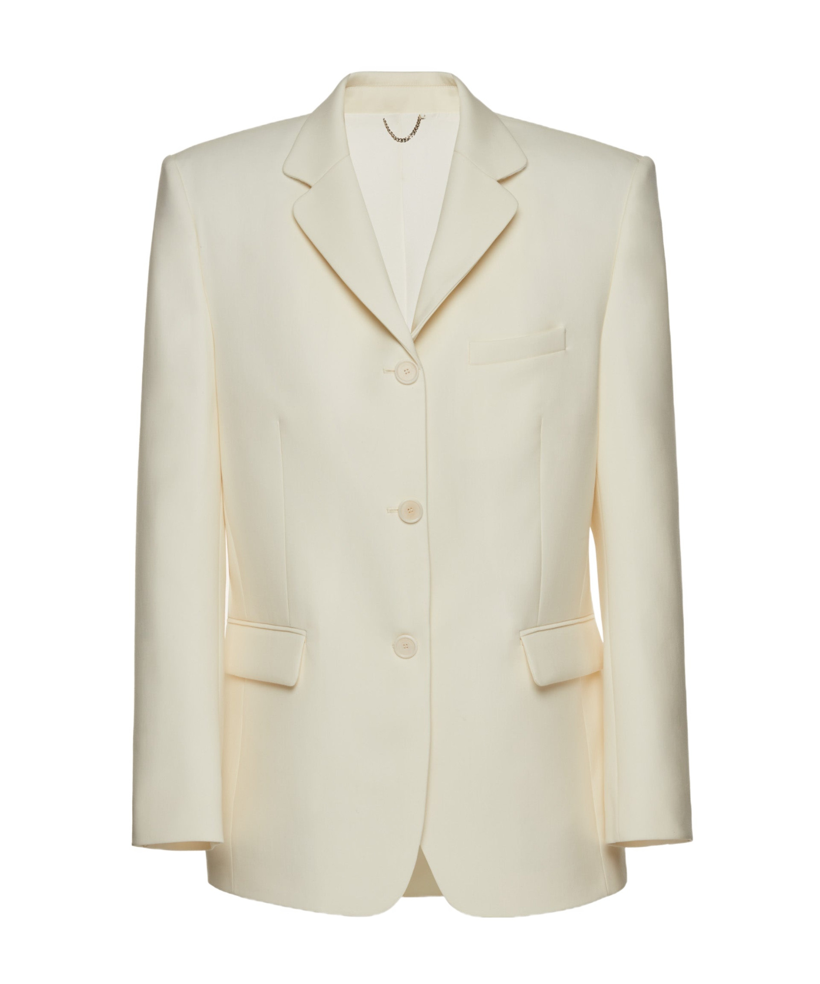 Magda Butrym Long-sleeved Suit Coat In Yellow