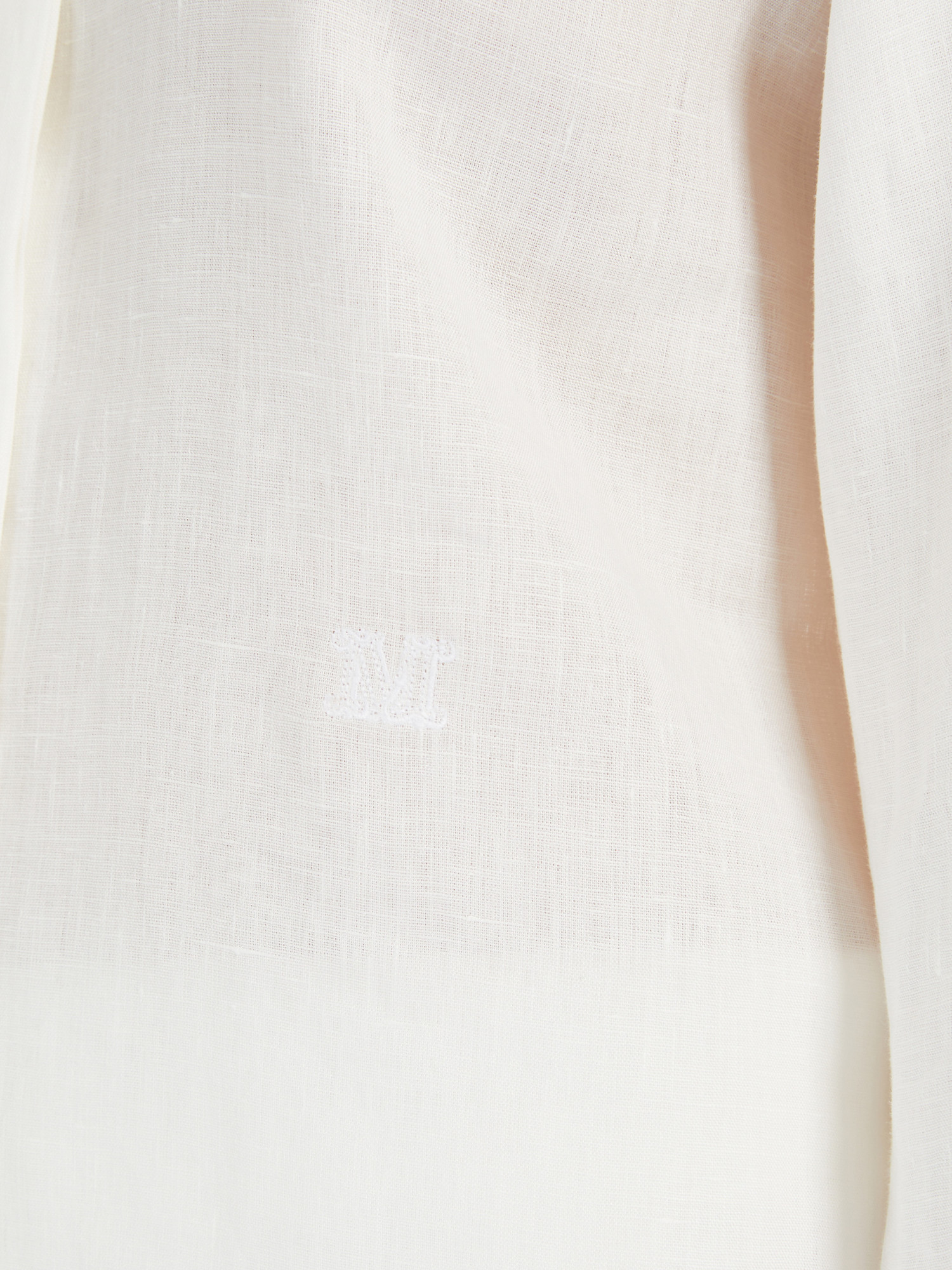 Max Mara Long-sleeved Shirt In White