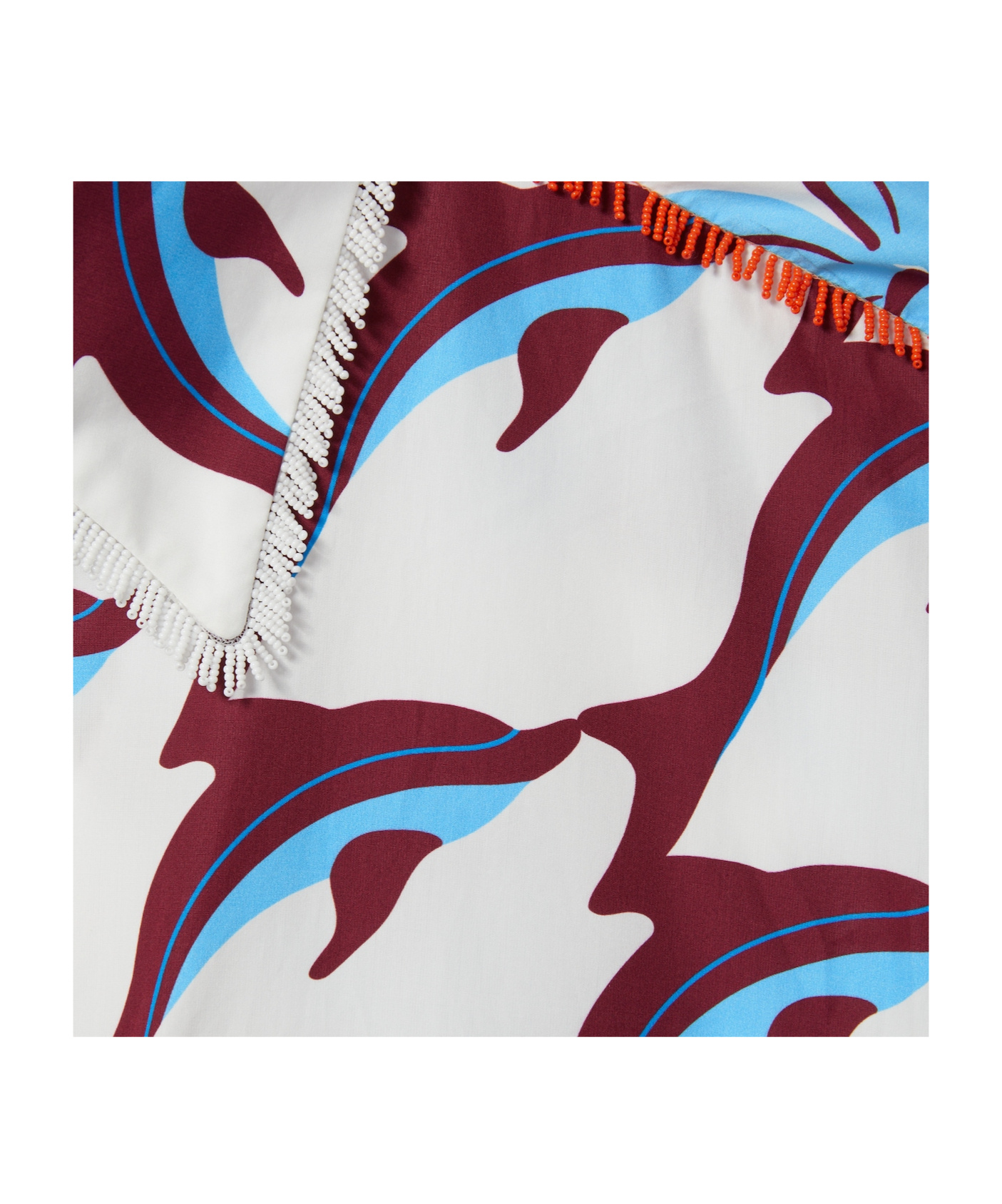 Gucci Graphic Print Poplin Shirt With Chest Pocket In Multi
