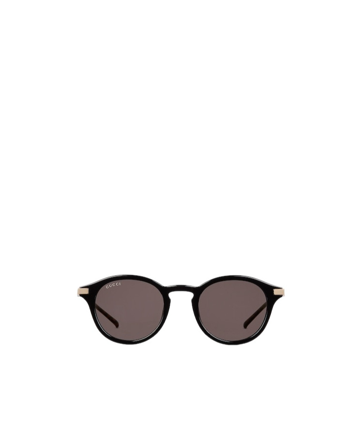 Gucci Eyewear Round Frame Sunglasses In Black