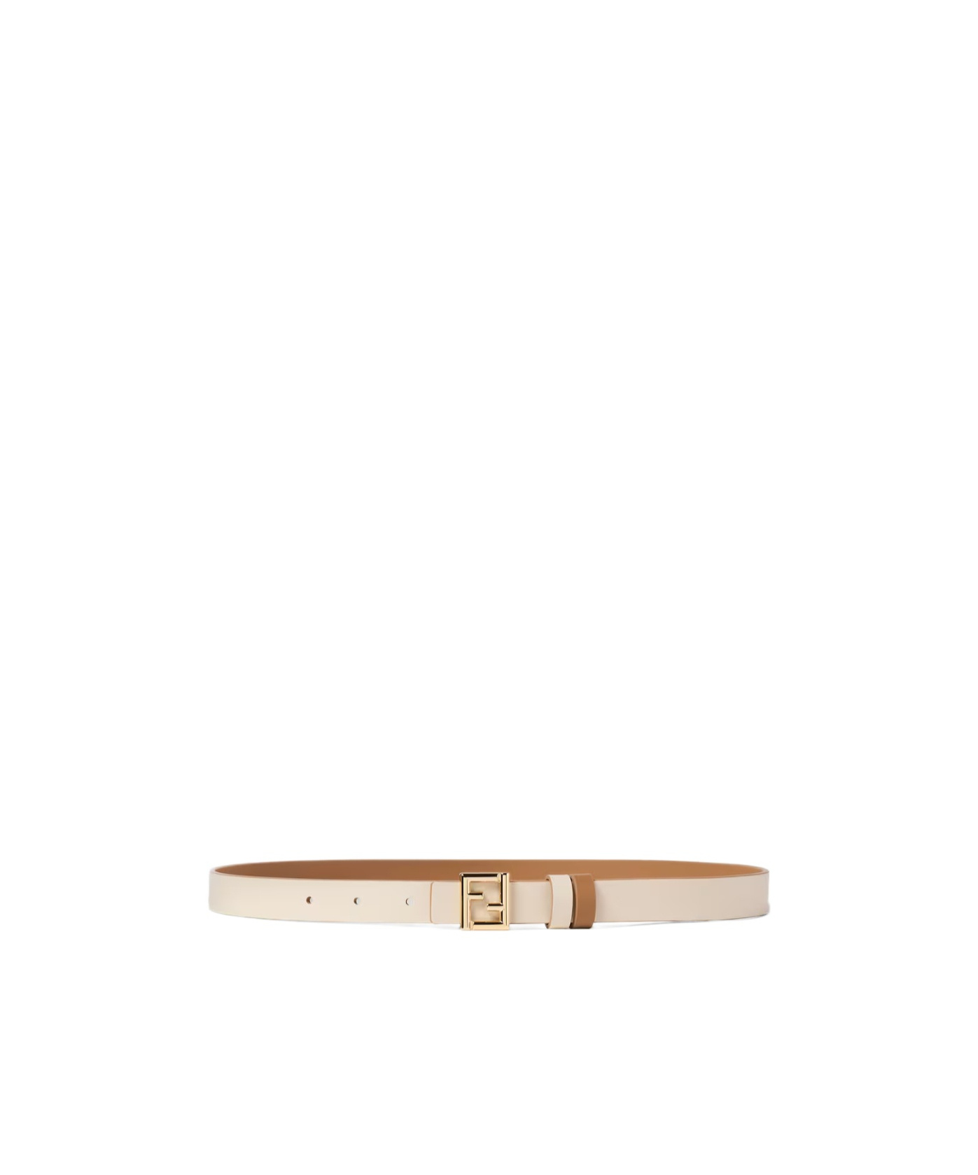 Fendi Ff Belt In Brown