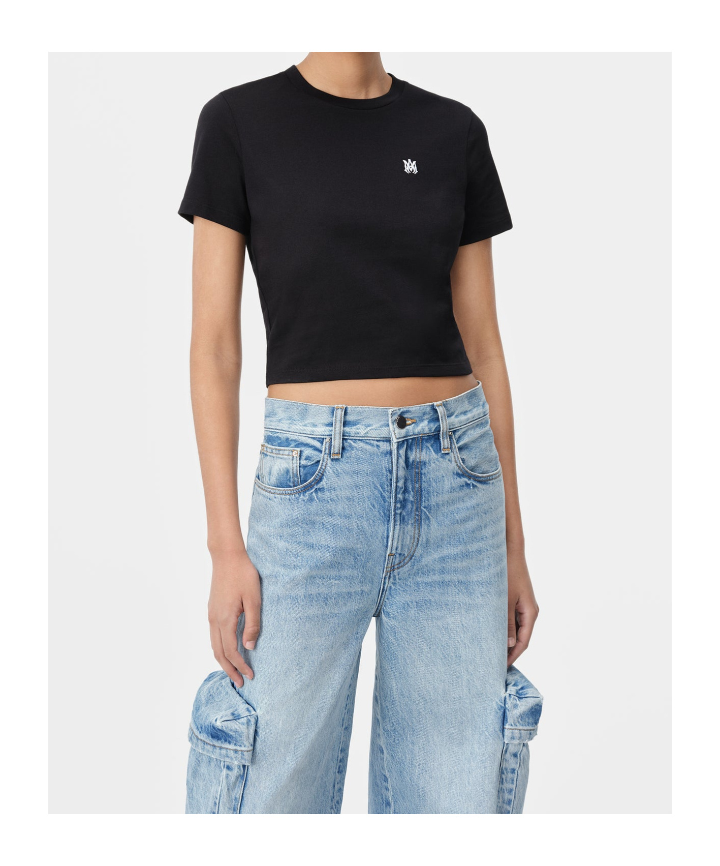 Amiri Patterned T-shirt In Black