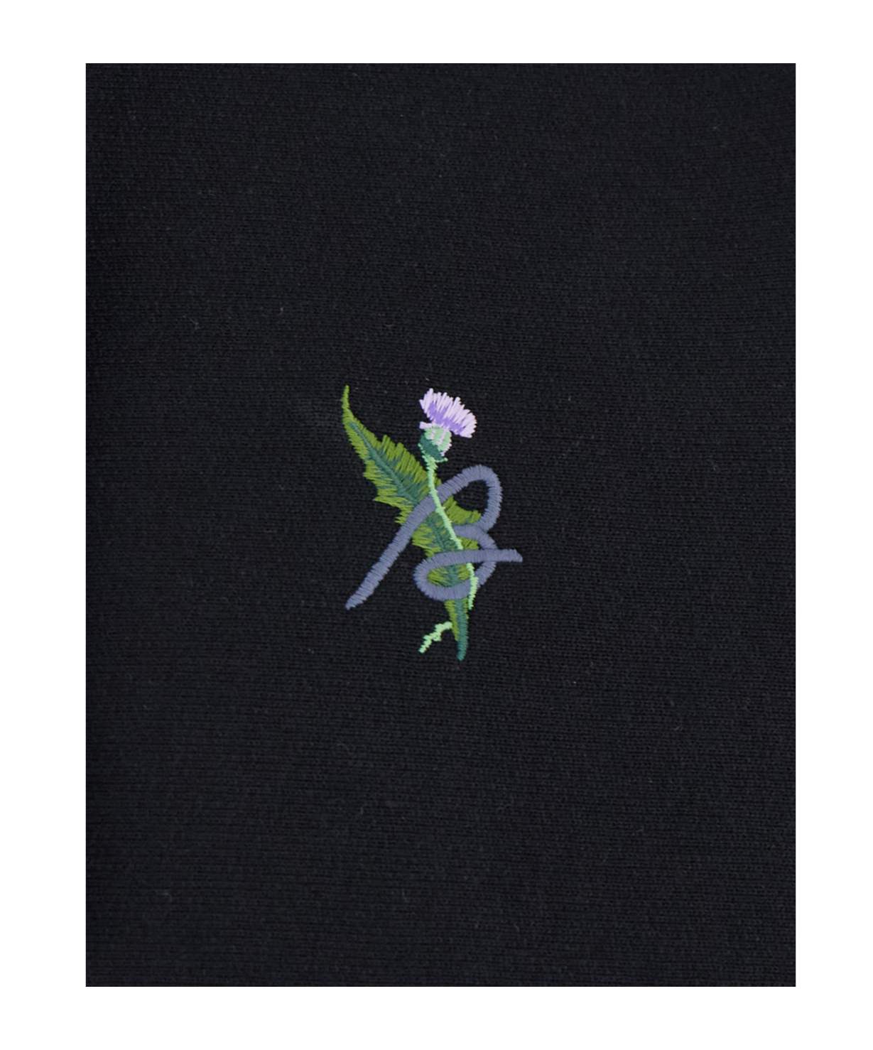 Shop Burberry Logo-embroidered Hoodie In Black