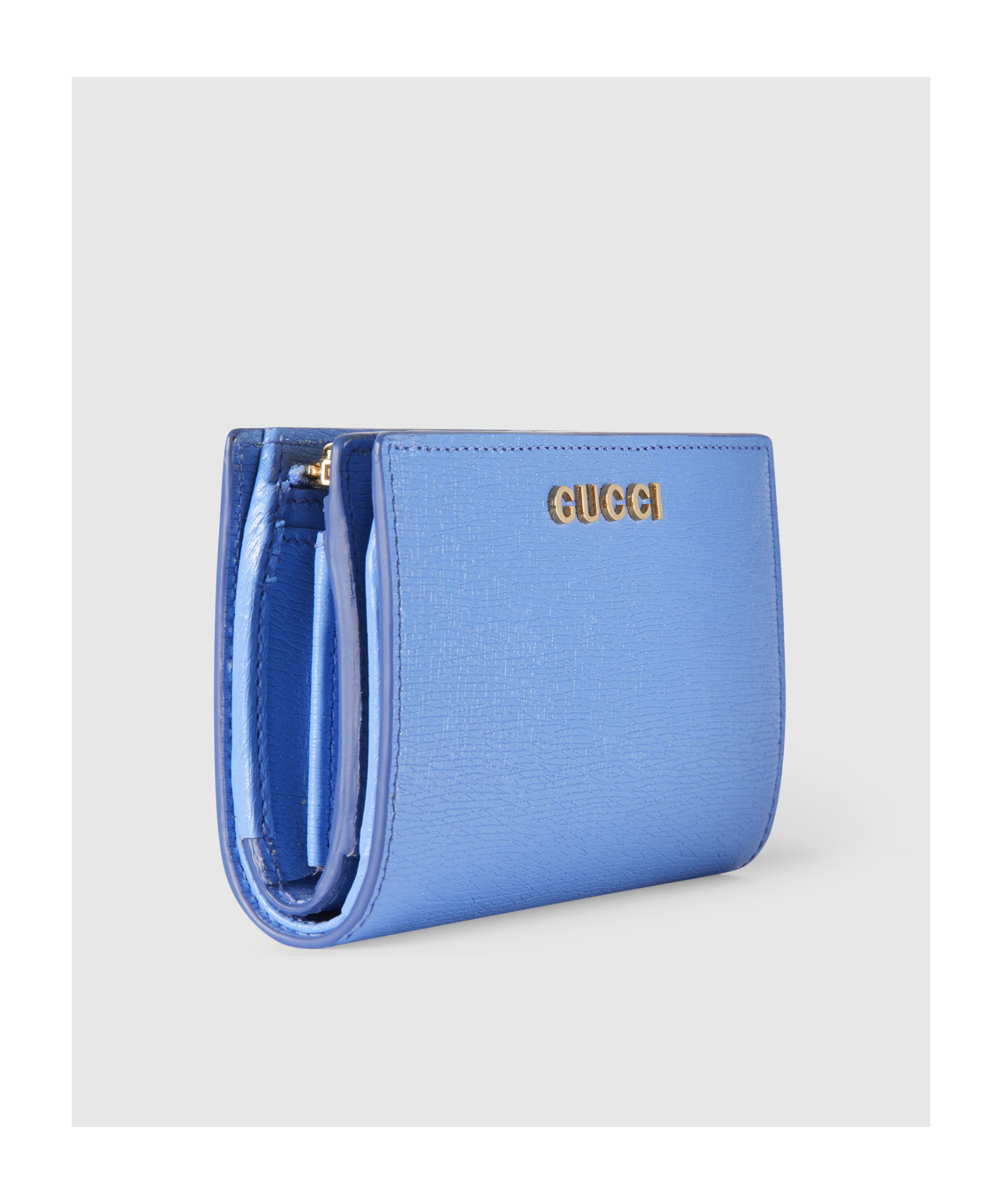 GUCCI LOGO ZIPPER WALLET