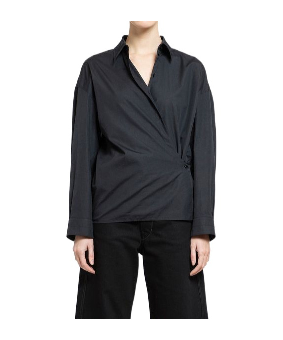 LEMAIRE STRAIGHT-COLLAR TWISTED SHIRT