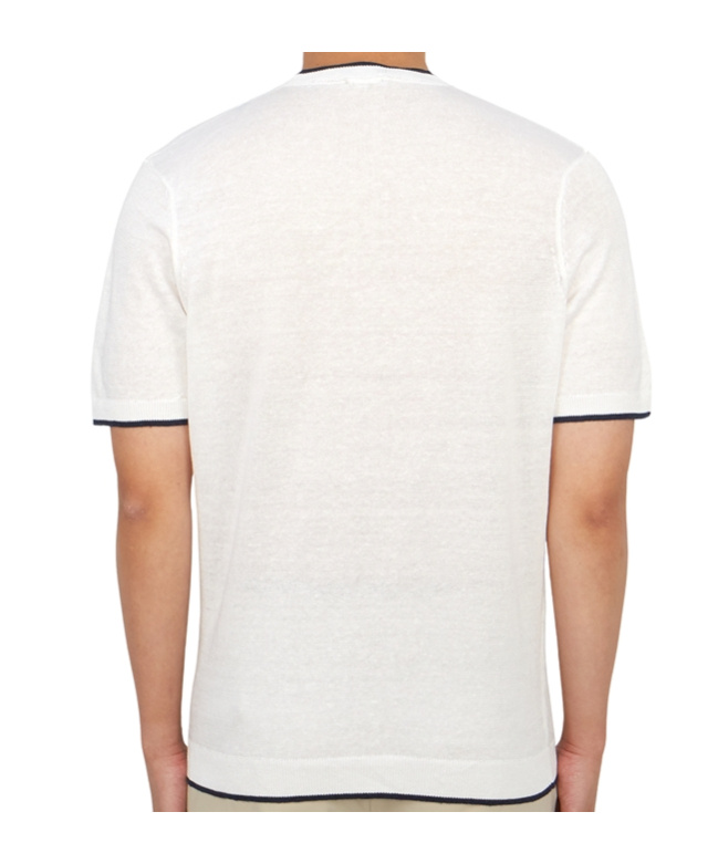 Drumohr Short-sleeved Sweater In White