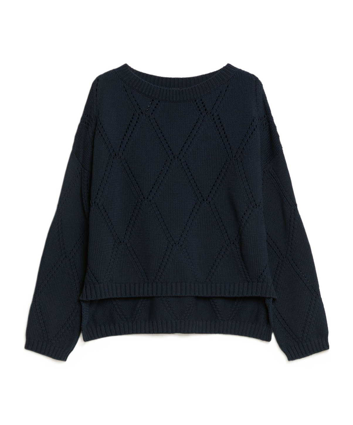 Weekend Max Mara Round Neck Sweater In Black