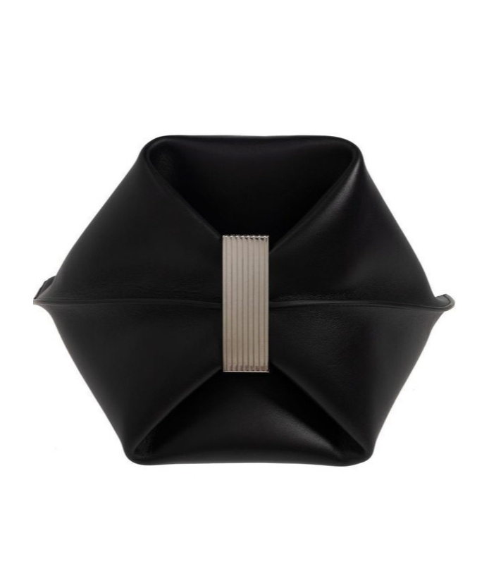 Attico Medium La Scoop Tote Bag In Black