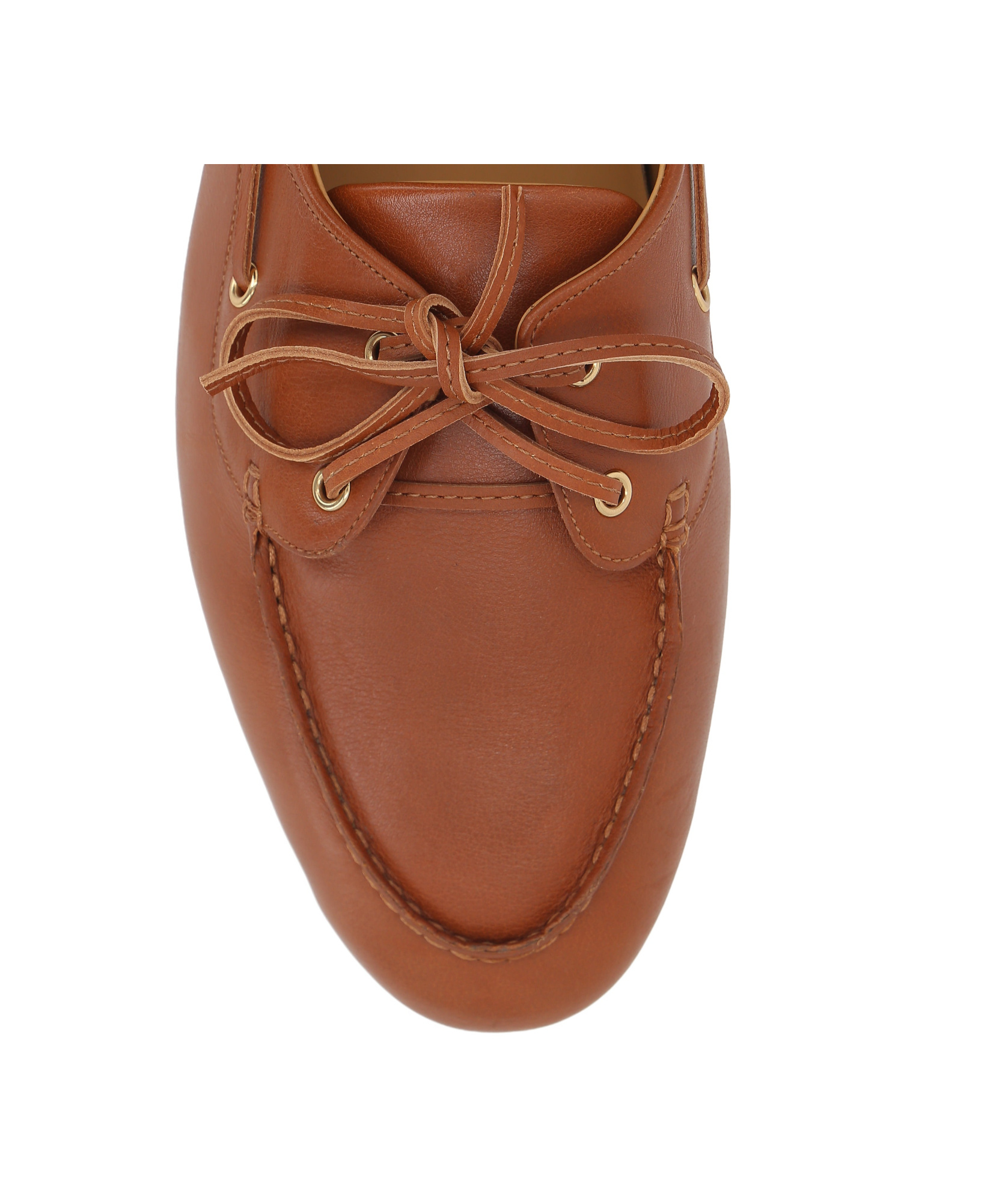 Bally Round Head Loafer Shoes In Brown