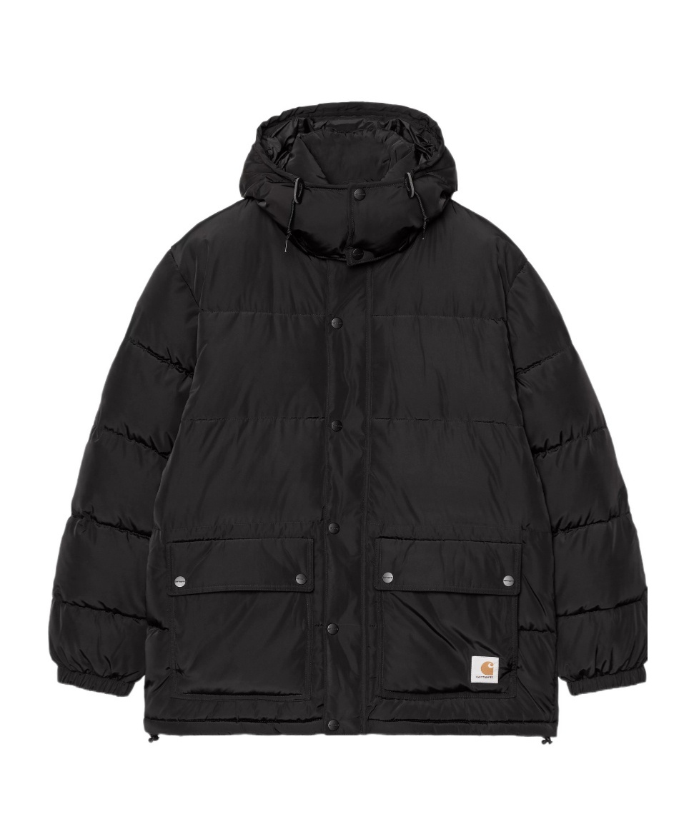 Carhartt Brent Jacket Puffer Jackets Black In Black