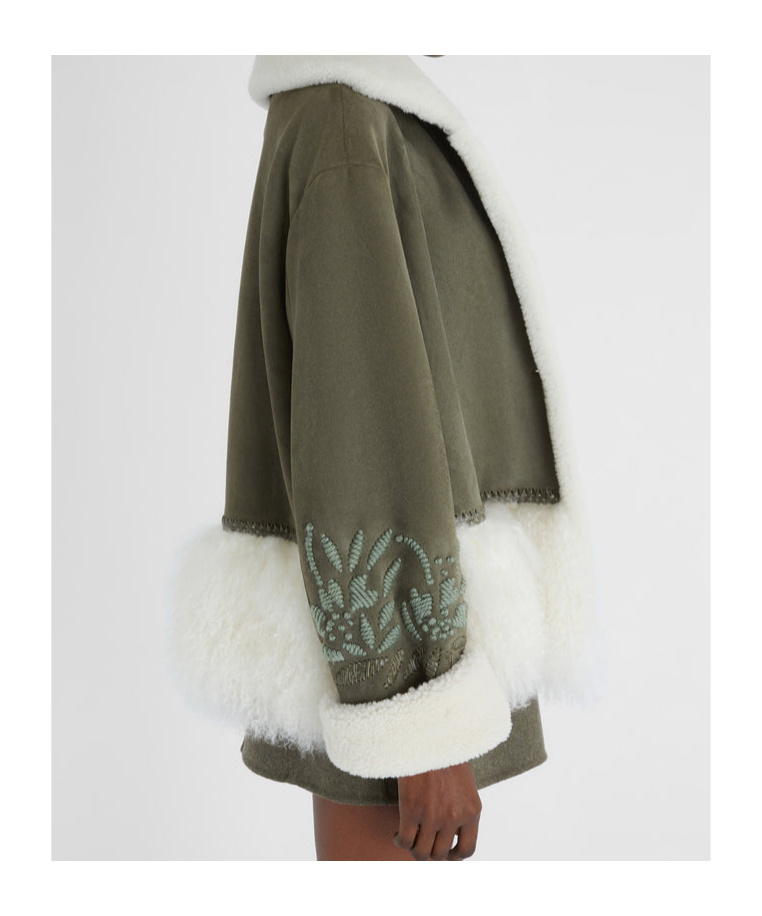 Ermanno Scervino Single-breasted Jacket In Green