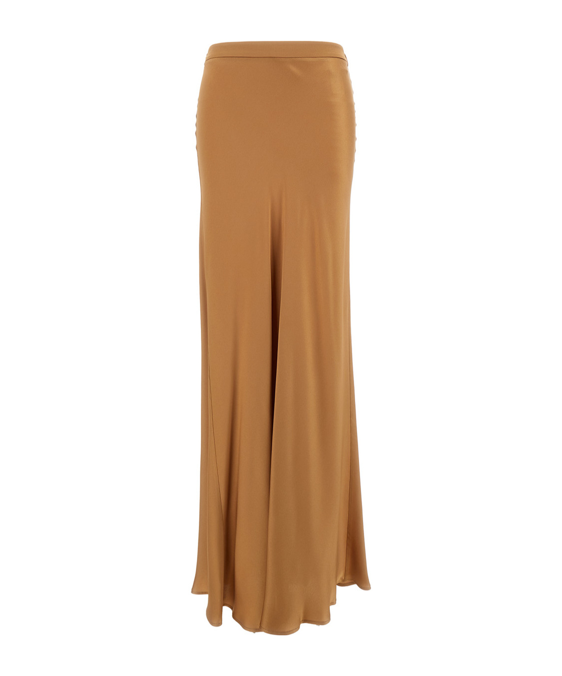 Antonelli Pleat-detailed Peplum Hem Maxi Skirt In Neutral