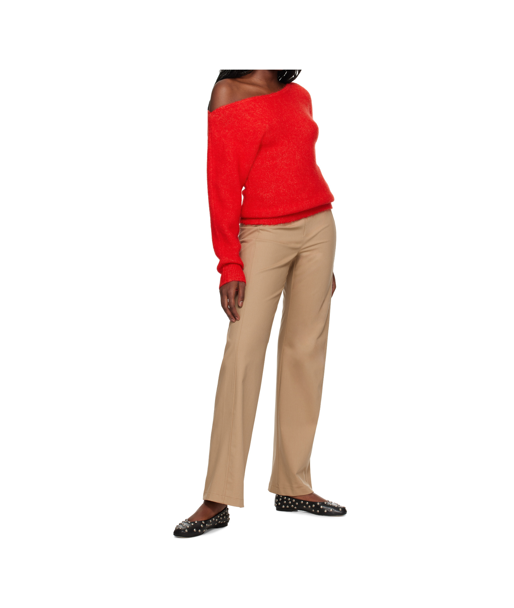 Gimaguas Beige Iris Trousers In Camel