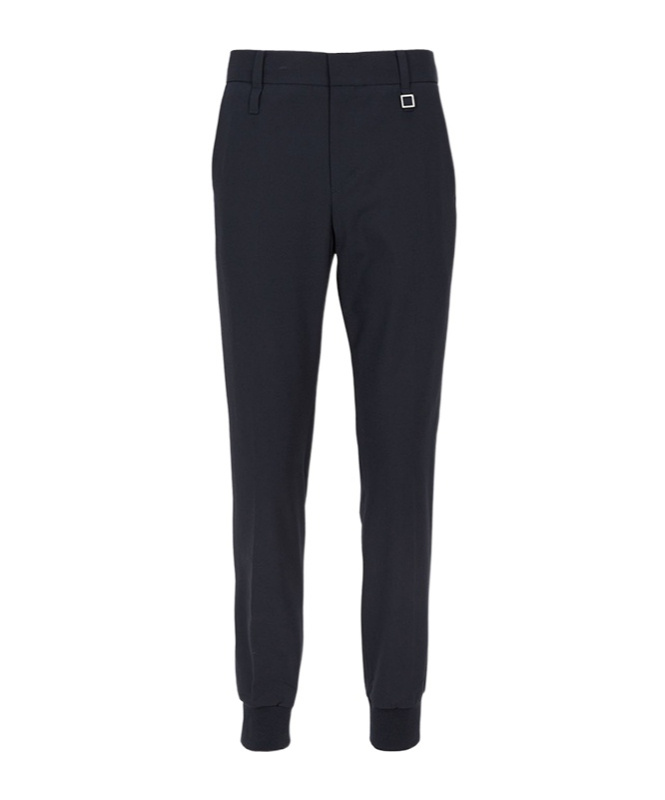 Wooyoungmi Belt Loop Casual Pants In Black