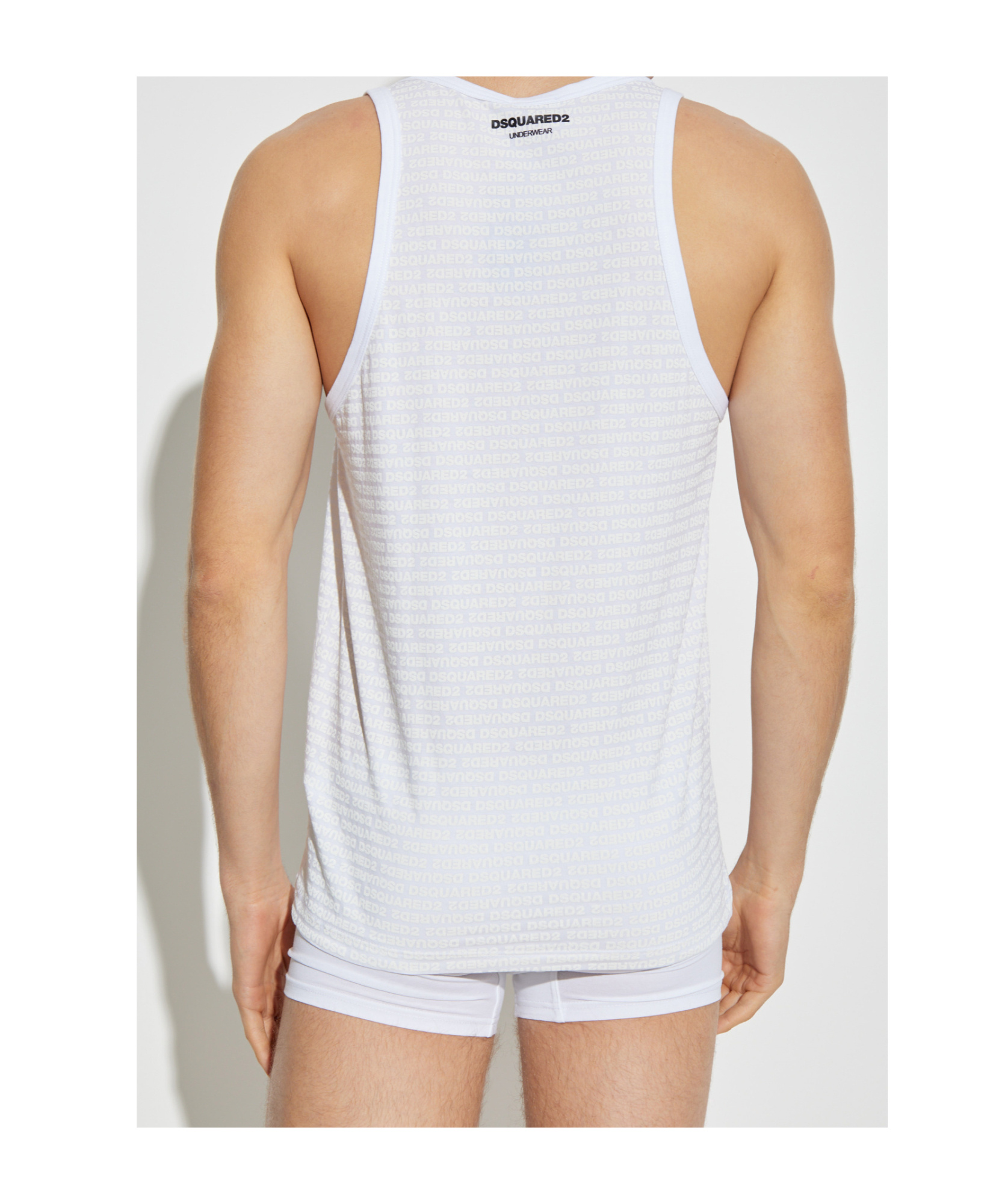 Dsquared2 Logo-print Tank Top In White