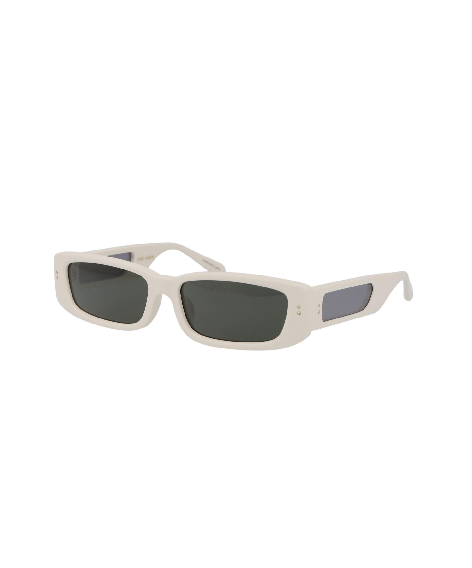 Linda Farrow Geometric Sunglasses In Black