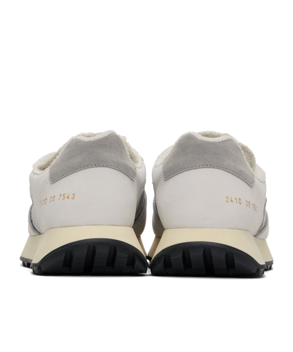Common Projects Round Head Lacing Casual Sneakers In White