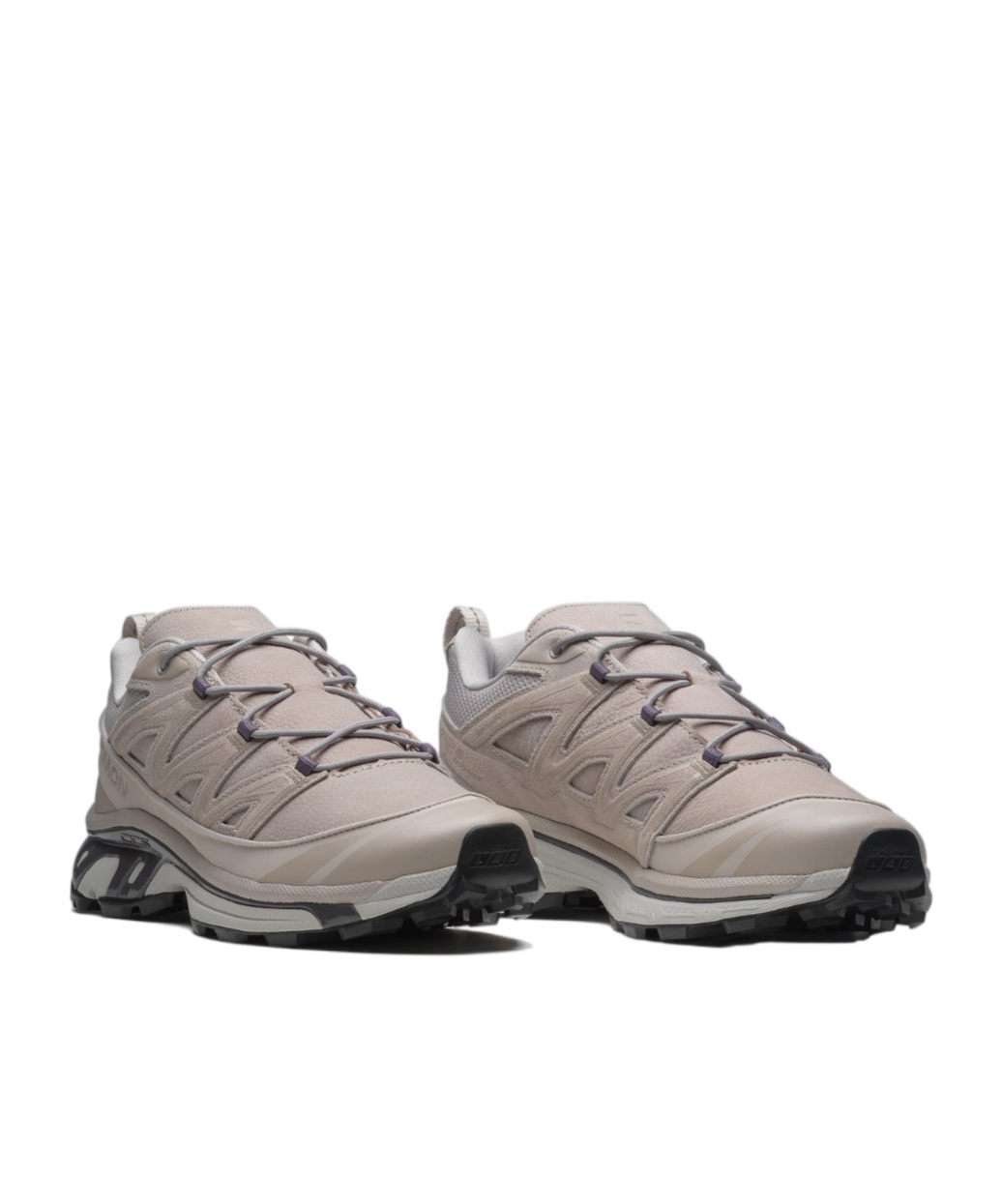 Salomon Xt-6 Expand Leather Sneakers In Gray