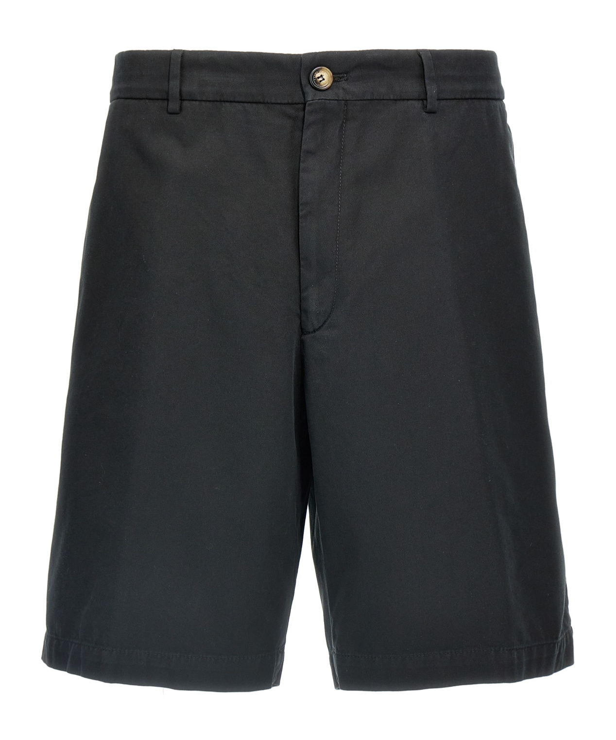 Brunello Cucinelli Classic Bermuda Shorts In Black
