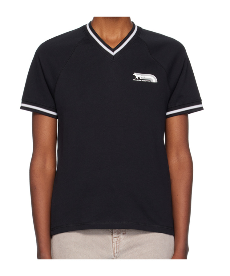 MAISON KITSUNÉ FLASH FOX RAGLAN T-SHIRT 