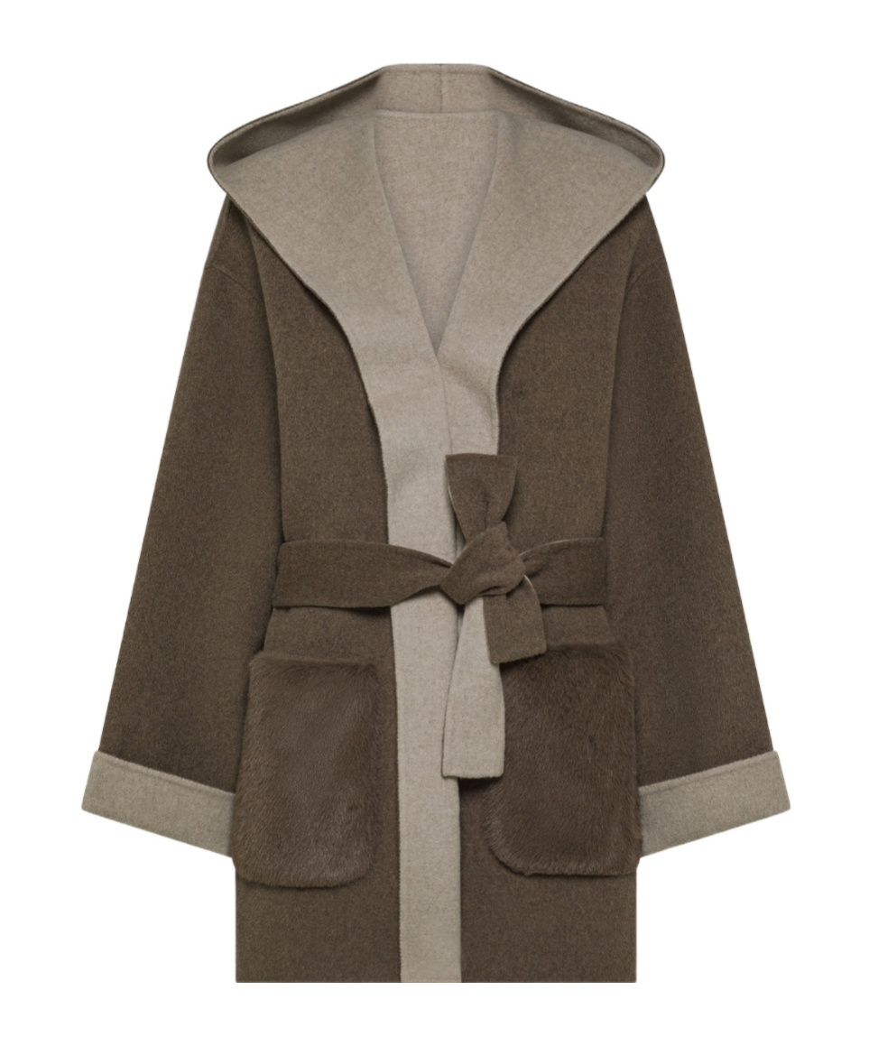 Seventy Hooded Belted Coat