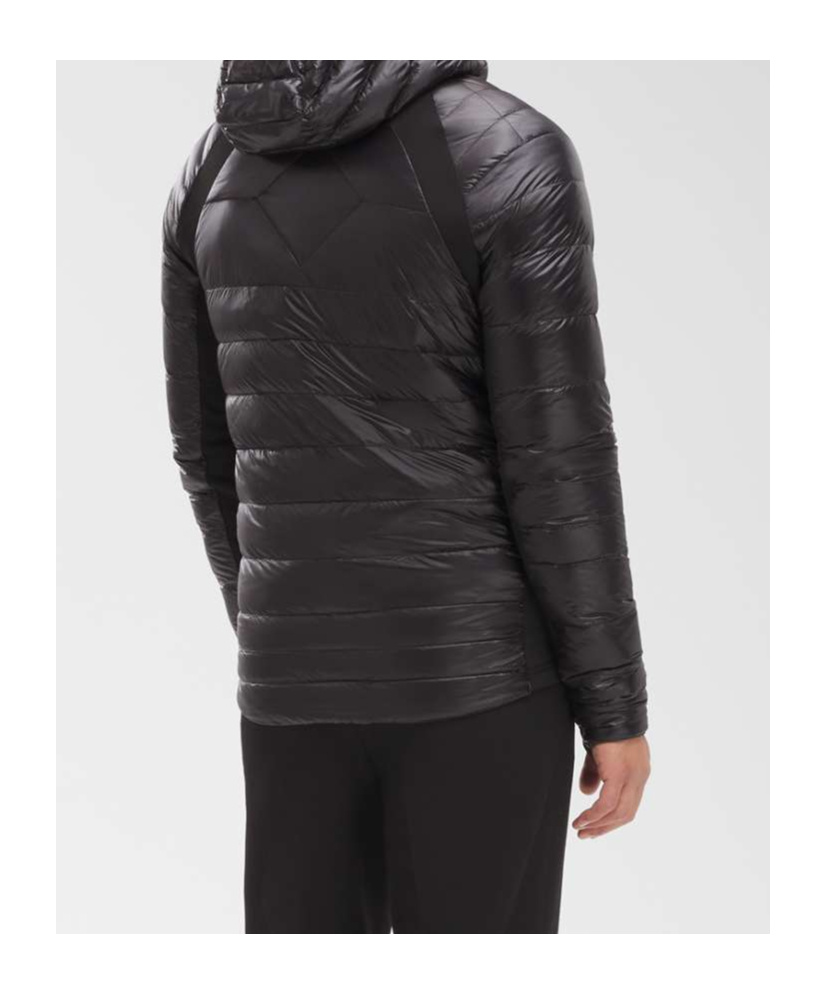Canada Goose Black Hybridge Lite Padded Jacket In Black