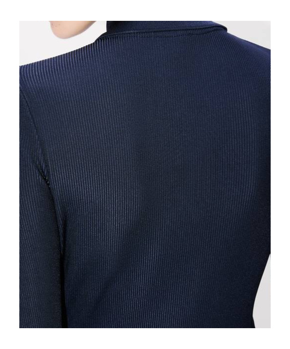 Kenzo Navy  Paris Long Rib Cardigan Maxi Dress In Black