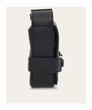 FERRAGAMO SALVATORE FERRAGAMO GANCINI-BUCKLE FOLDOVER TOP MESSENGER BAG