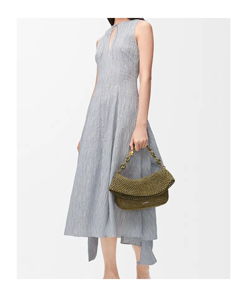 Loewe Round Neck Sleeveless Dress