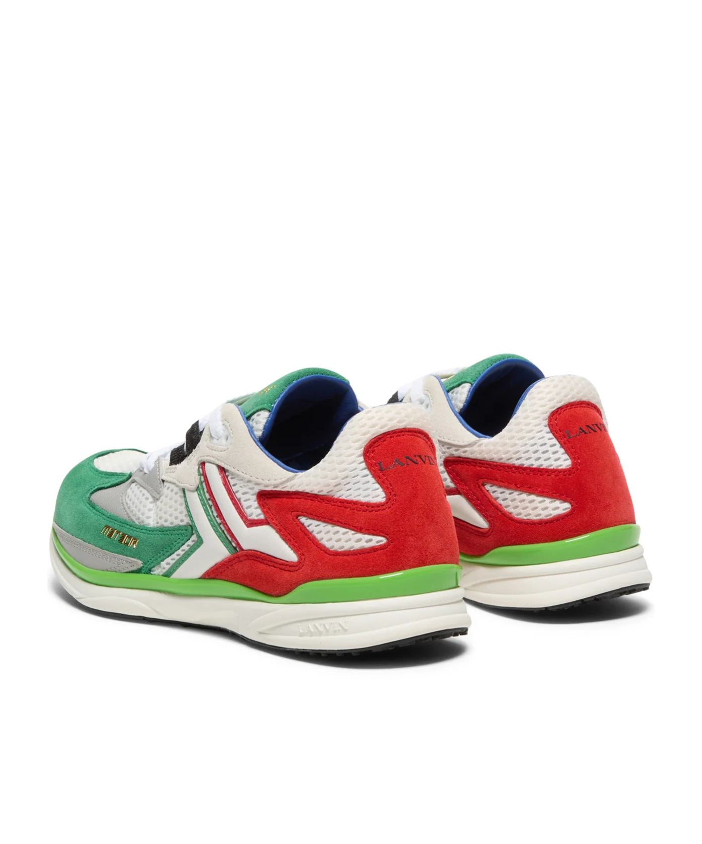 Lanvin Matching Color Straps And Low Upper Board Shoes In White
